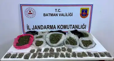 Batman'da 6.3 kg Esrar Ele Geçirildi, Şüpheli Tutuklandı