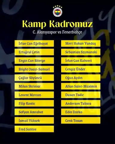 Fenerbahçe, Alanya'ya Yolculukta!