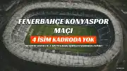 Fenerbahçe, Konyaspor'u Konuk Ediyor: Süper Lig 2. Hafta Maçı