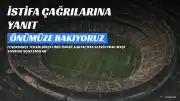 İsmail Kartal'dan İstifa Çağrılarına Yanıt: "Önümüze Bakıyoruz"
