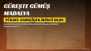 Milli güreşçi Yüksel Sarıçiçek, Dünya Şampiyonası'nda grekoromen 82 kiloda gümüş madalya kazandı