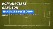 Ziraat Türkiye Kupası 2. Tur Maçlarının Hakemleri Belli Oldu