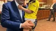 ARCA Çorum FK Başkanı Savaş Balçık, Minik Taraftar Göktuğ ile Buluştu