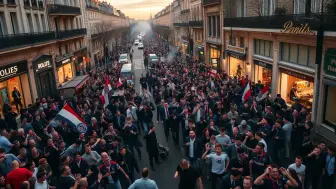 PSG Taraftarlarının Kutlamaları Olaylara Dönüştü: 127 Gözaltı