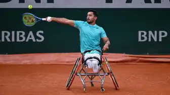 Ahmet Kaplan, Roland Garros Tekerlekli Sandalye Tenisi Quad Kategorisi'nde Finale Yükseldi