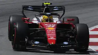 L.H., Ferrari ile İlk Zaferini Kazandı; K.A. Yarış Dışı Kaldı