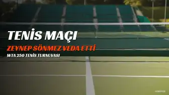 Milli Tenisçi Zeynep Sönmez, WTA 250 Turnuvası'nda İkinci Turda Elendi