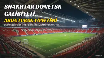 Arda Turan yönetimindeki Shakhtar Donetsk, Ukrayna Premier Lig'de galibiyet serisini sürdürdü