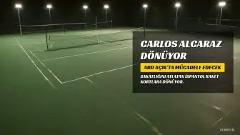 Carlos Alcaraz'dan Açıklama: ABD Açık'ta Kortlara Dönüyor