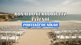 Cristiano Ronaldo ve Georgina Rodríguez Evlendi