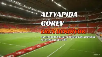 Galatasaray'da Eski Futbolcu Eren Derdiyok'a Altyapıda Görev Verildi