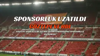 Göztepe Spor Kulübü ve HDI Sigorta Sponsorluk Anlaşmasını Uzattı