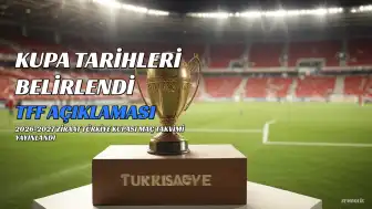 Ziraat Türkiye Kupası 2026-2027 Sezonu Maç Tarihleri Açıklandı