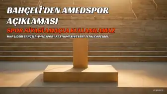 Bahçeli'den Amedspor ve Toplumsal Kimlik Araştırmasına Sert Tepki