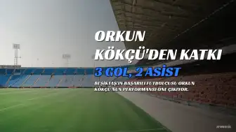 Beşiktaş'ta Orkun Kökçü'den Etkili Performans