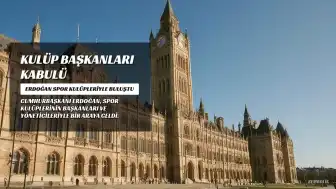 Cumhurbaşkanı Erdoğan, Dört Büyük Spor Kulübü Başkanlarını Kabul Etti