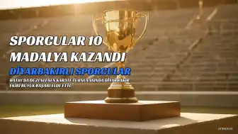 Diyarbakırlı Sporcular Hatay'da Düzenlenen Turnuvada 10 Madalya Kazandı