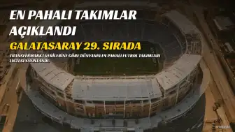 Dünyanın En Pahalı Futbol Takımları Açıklandı: Galatasaray, Fenerbahçe, Beşiktaş ve Trabzonspor'un Sıralamadaki Yeri Belli Oldu