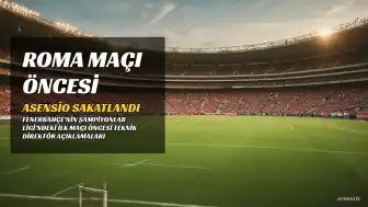 Fenerbahçe Teknik Direktörü İsmail Kartal'dan Kötü Haber: Marco Asensio Roma Maçında Oynayamayacak