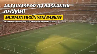 Mustafa Ergün Antalyaspor'un Yeni Başkanı Oldu, 650 Milyon Liralık Borç Kapatılacak