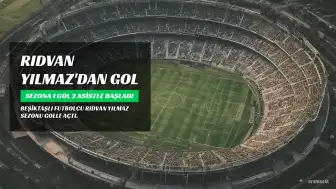 Rıdvan Yılmaz'dan Sezona{"id": "1", "name": "Rıdvan Yılmaz", "role": "athlete", "anonymized": null} 1 Gol 2 Asistlik Başlangıç