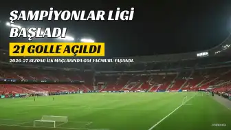 Şampiyonlar Ligi'nde Gol Dolu Başlangıç: 21 Golle Açıldı