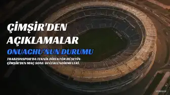 Trabzonspor Teknik Direktörü Hüseyin Çimşir'den Paul Onuachu Açıklaması