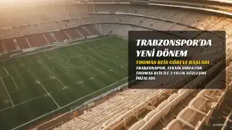 Trabzonspor, Thomas Reis ile 2 Yıl Sözleşme İmzaladı