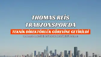Trabzonspor'da Teknik Direktörlük Görevine Thomas Reis Getirildi