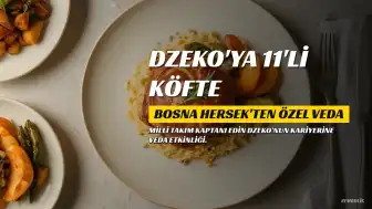 Edin Dzeko'ya Bosna Hersek'te 11'li Köfte İle Veda