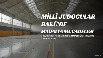 Milli Judocular Bakü'de 2026 Dünya Şampiyonası'nda 13 Sporcuyla Madalya Kavgası Verecek