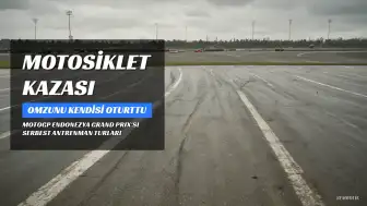 Milli motosikletçi Toprak Razgatlıoğlu'ndan korkutan kaza: Omzunu kendisi yerine oturttu