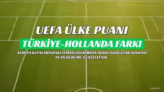 UEFA Ülke Puanı Sıralamasında Türkiye'nin Hollanda ile Farkı Daraldı