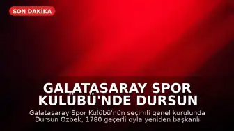 Galatasaray Spor Kulübü'nde Dursun Özbek Yeniden Başkanlığa Seçildi