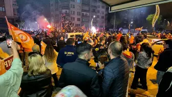 Galatasaray'ın Şampiyonluğu Afyonkarahisar'da Coşkuyla Kutlandı