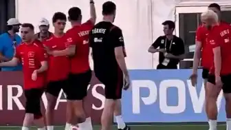 A Milli Futbol Takımı Antrenmanında A.G. ve K.A. Arasında Gerginlik Yaşandı
