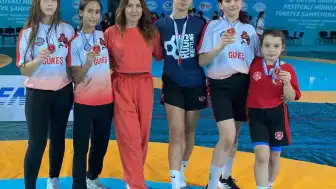 Ankara'da Düzenlenen Türkiye Güreş Şampiyonası'nda Köyceğizli Sporculardan 5 Madalya