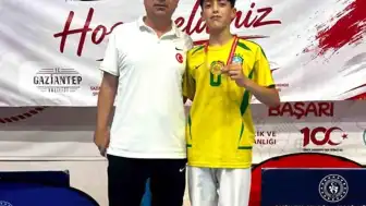Arabanlı Taekwondocu Ahmet Öztürk Bölge Şampiyonası'nda Gaziantep'i Temsil Edecek