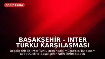 Başakşehir - Inter Turku Karşılaşması Başakşehir Fatih Terim Stadyumu'nda