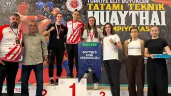 Manisa İl Spor Müdürlüğü Muaythai Eğitim Merkezi Türkiye Şampiyonası'nda 5 Madalya Kazandı