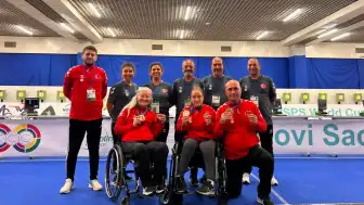 Sırbistan'daki WSPS Para Atıcılık Dünya Kupası'nda Milli Sporculardan Bronz Madalya
