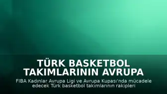Türk Basketbol Takımlarının Avrupa Arenasındaki Rakipleri Belirlendi