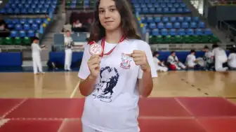 Milli Tekvandocu Eslin Göktepeli'nin Hedefi Dünya Şampiyonluğu