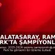 Galatasaray, RAMS Park'ta Şampiyonluk Kupasını Kaldırdı