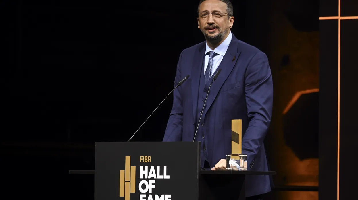 FIBA Hall of Fame'e Seçilen Hidayet Türkoğlu Onurlandırıldı