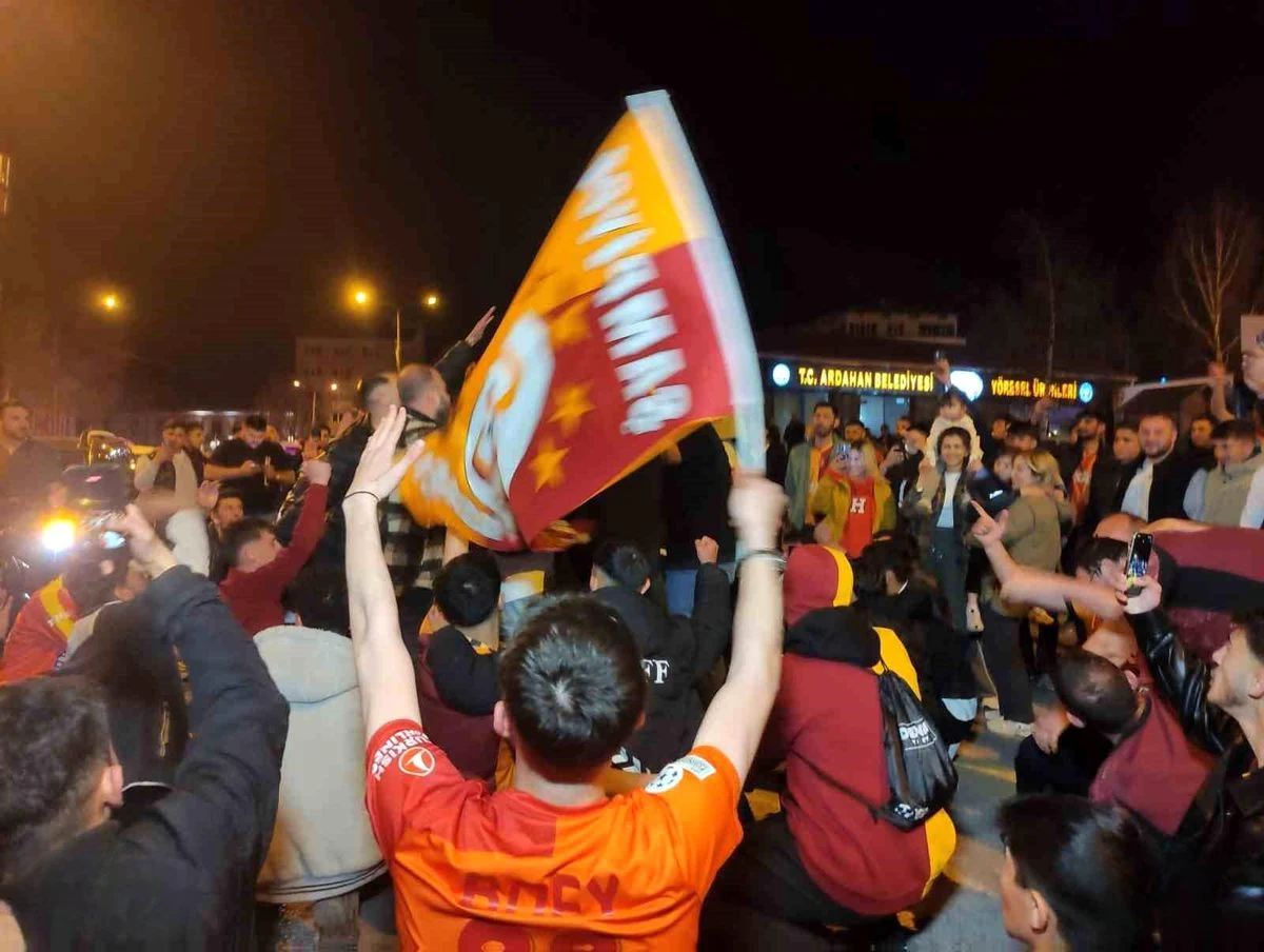 Galatasaray'ın Şampiyonluk Kutlamaları Ardahan'da Coşkuyla Yaşandı
