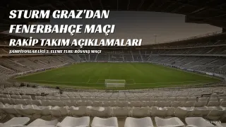 Sturm Graz Teknik Direktörü Fabio Ingolitsch'ten Fenerbahçe Açıklaması: "Oyuncularını Kaleden Uzak Tutmalıyız"
