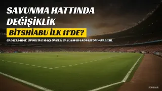 Galatasaray'da savunma hattında Sporting maçı öncesi sürpriz değişiklik ihtimali