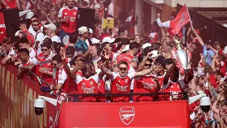 Arsenal, Premier Lig Şampiyonluğunu Taraftarlarıyla Kutladı