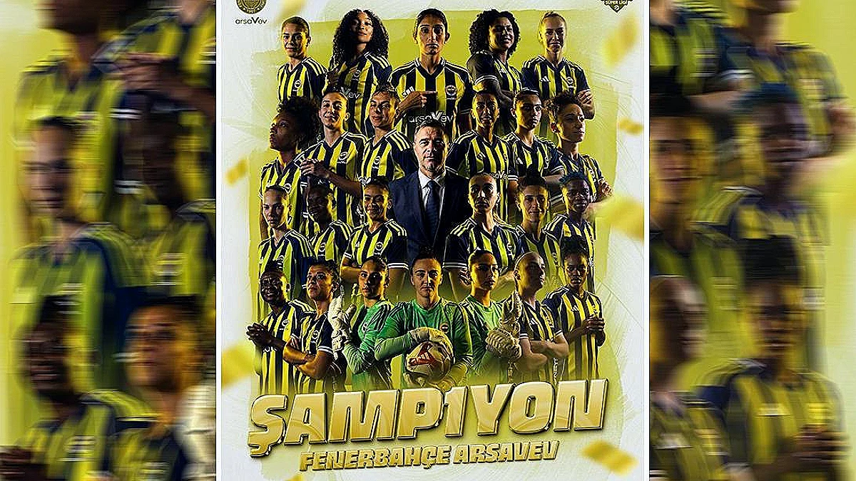 Fenerbahçe ArsaVev, Kadın Futbol Süper Ligi'nde Şampiyon Oldu